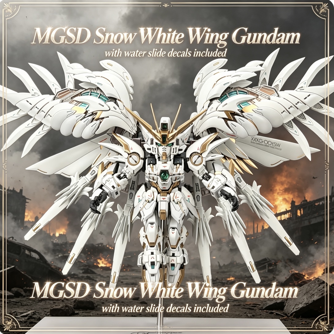 Model Kit Wing Zero - Figurine périphérique Wing Zero MGSD Bai