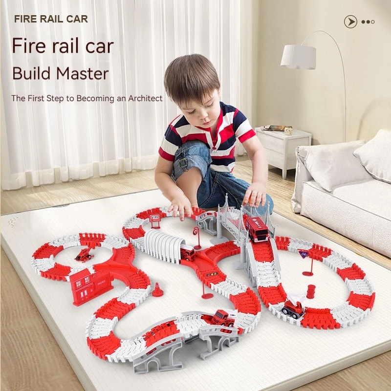 Model Kit Engine - Ensemble de piste d'ingénierie de voiture
