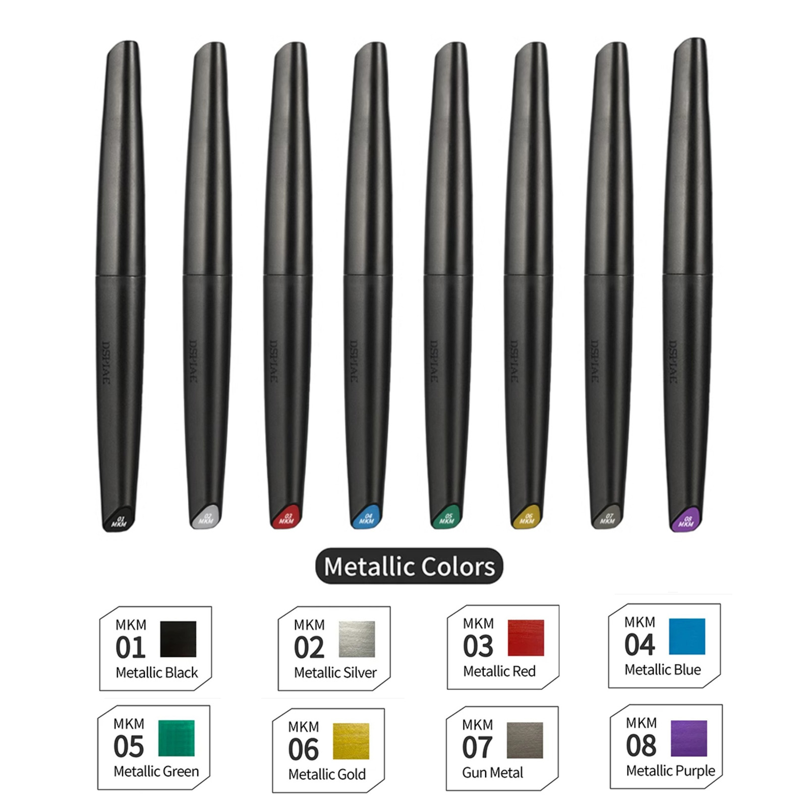 Metallic Paint Set - DSPIAE Kit de stylo marqueur à