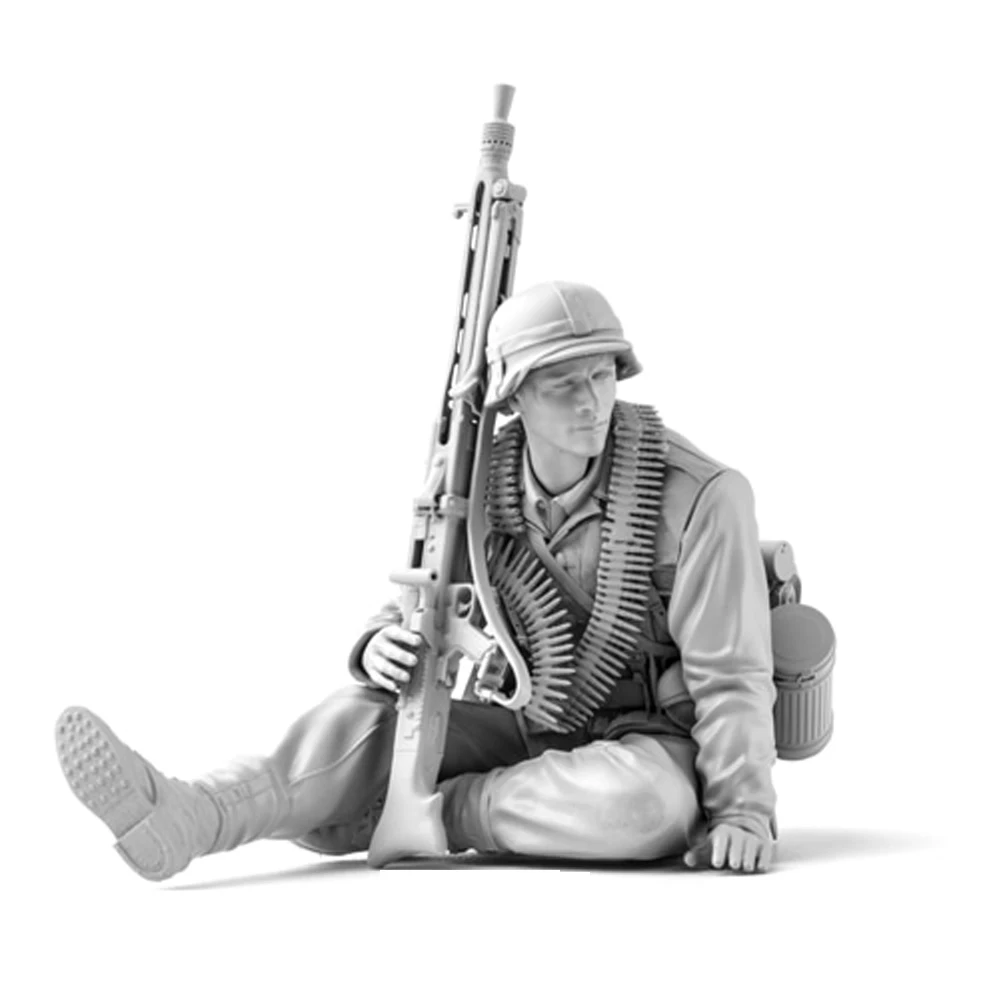 Model Kit Oberon - 1/16 Infantry MG42 Gunner, GM, figurine