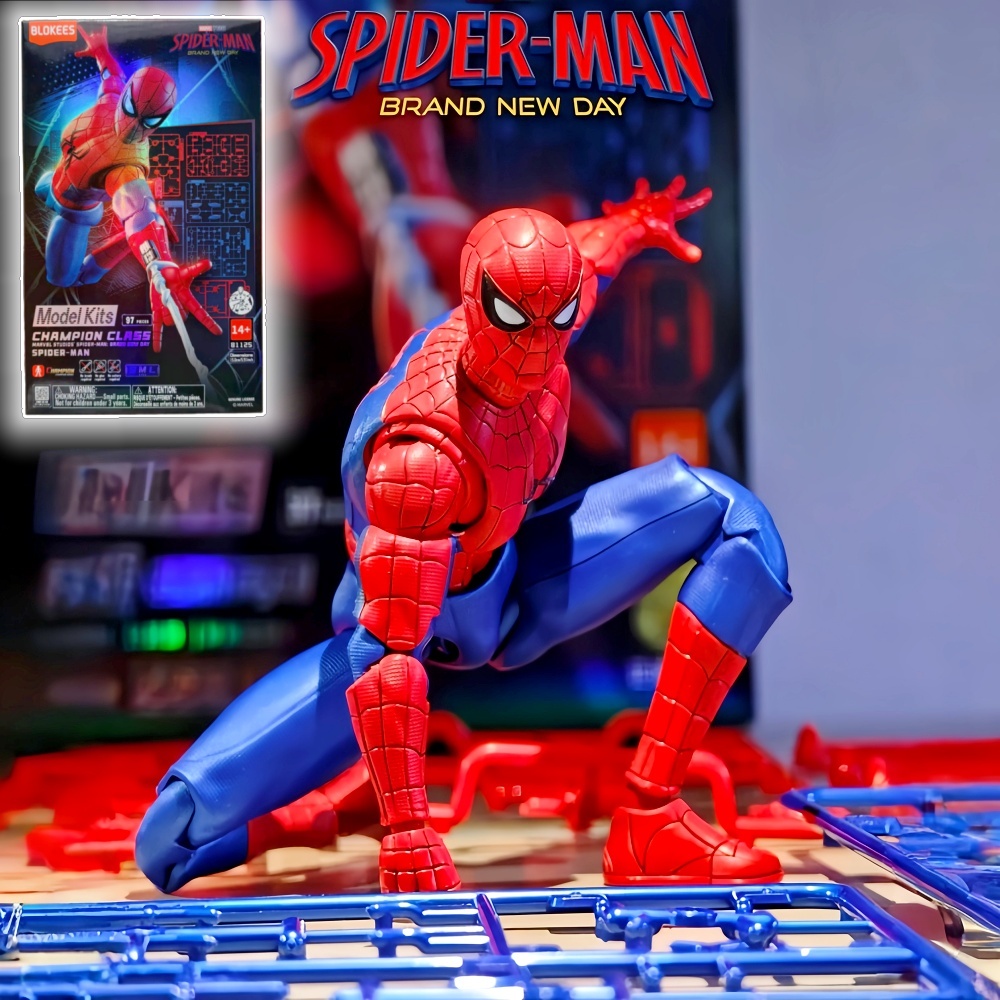 Model Kit Brands - En stock, figurines d'action Blokees Spiderman,
