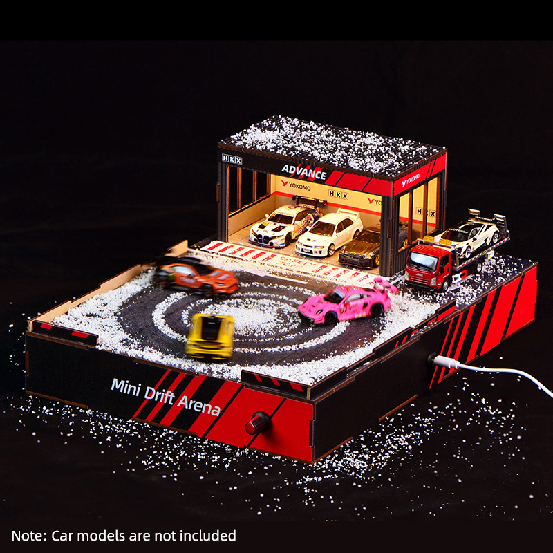 Model Kit Led - Diorama de piste de drift DIY
