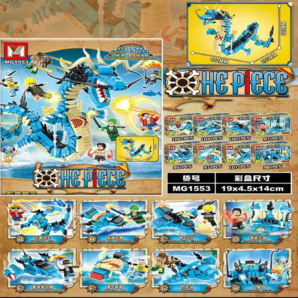 Model Kit Lego - Kits de construction 8-en-1 One Piece