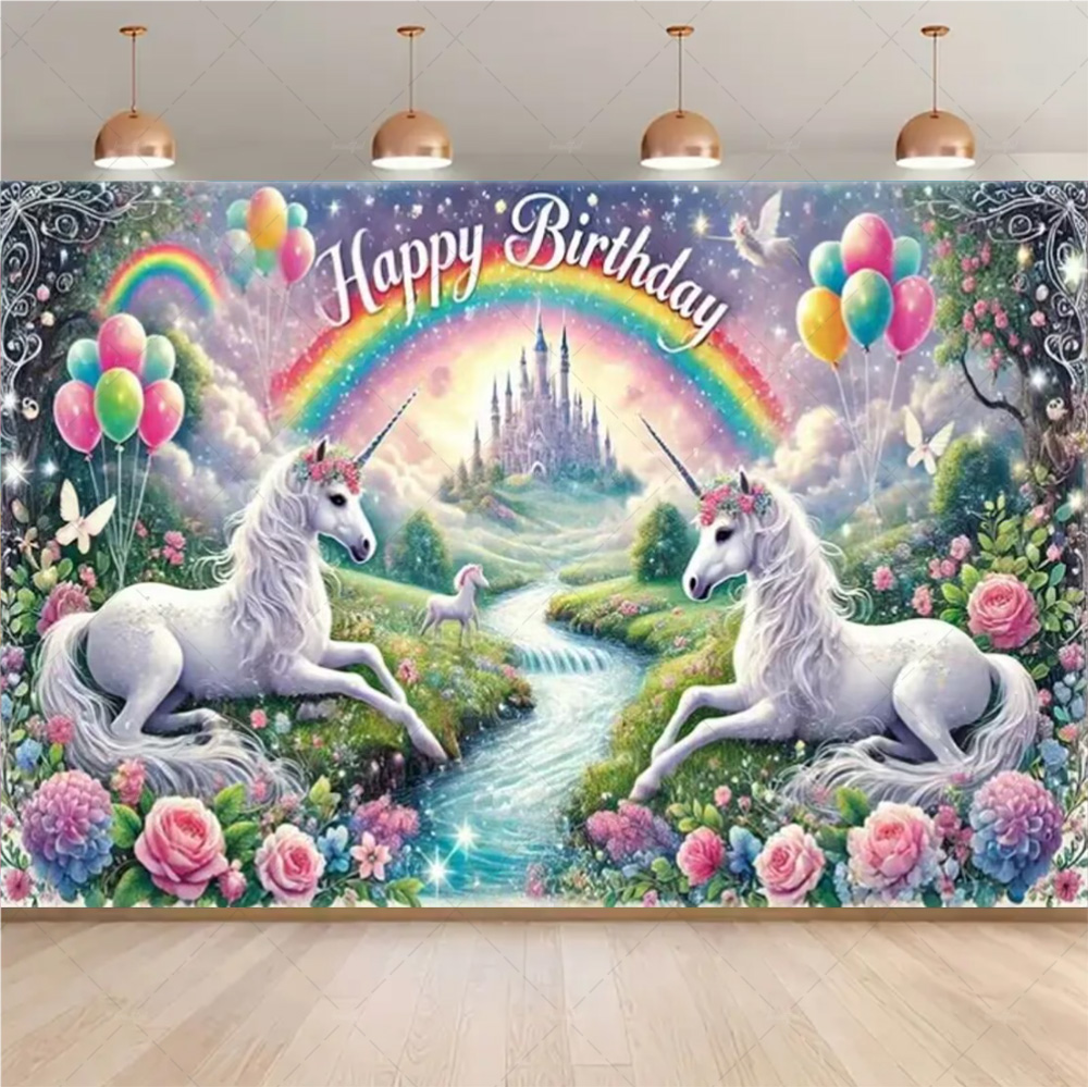Toile de fond licorne et fée m - Model Kit Horse avis et prix