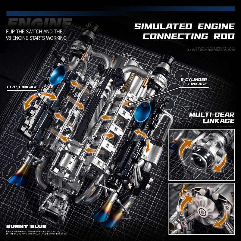 Kit de blocs de construction d - Model Kit Engine avis et prix