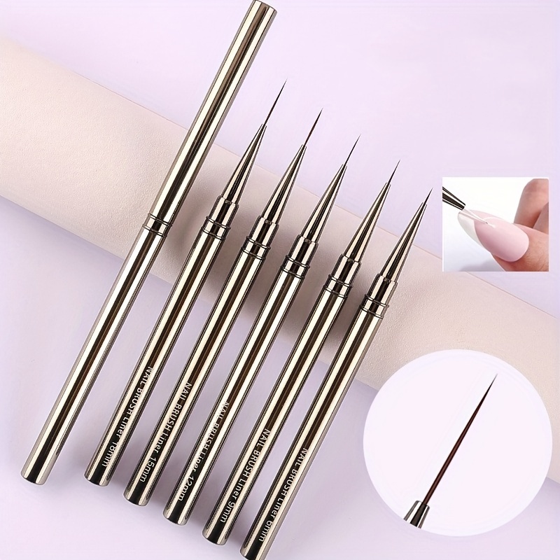 Pinceaux pour Nail Art, 5 pièc - Metallic Paint Set avis et prix