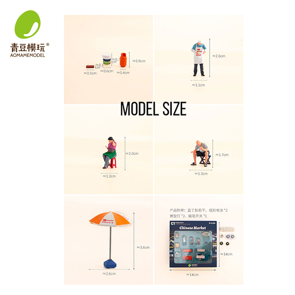 Kit de modélisme marché de nui - Model Kit Store avis et prix