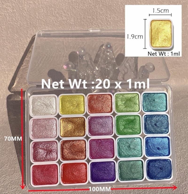 Peintures nacrées portables, 2 - Metallic Paint Set avis et prix