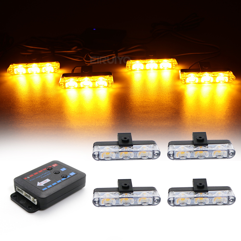 4x 3 LED Grill Car LED Strobe  - Model Kit Led avis et prix