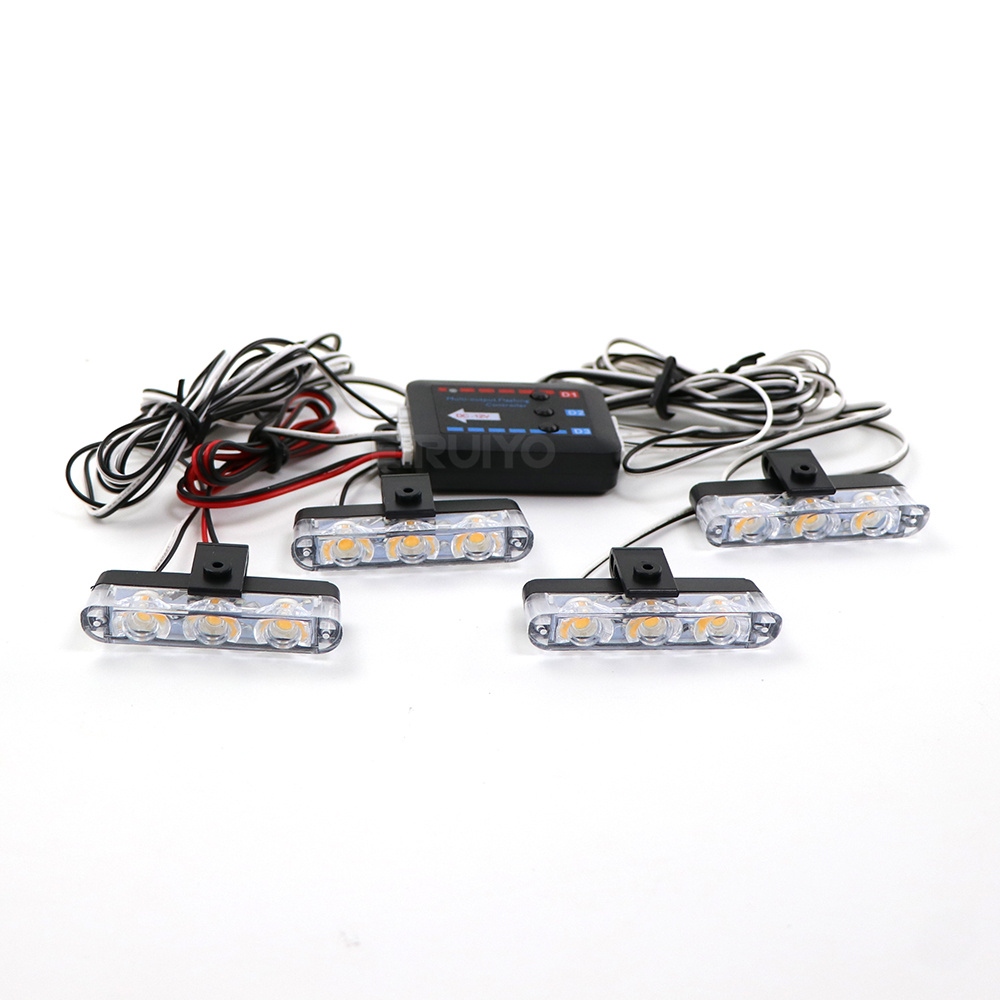 4x 3 LED Grill Car LED Strobe  - Model Kit Led avis et prix